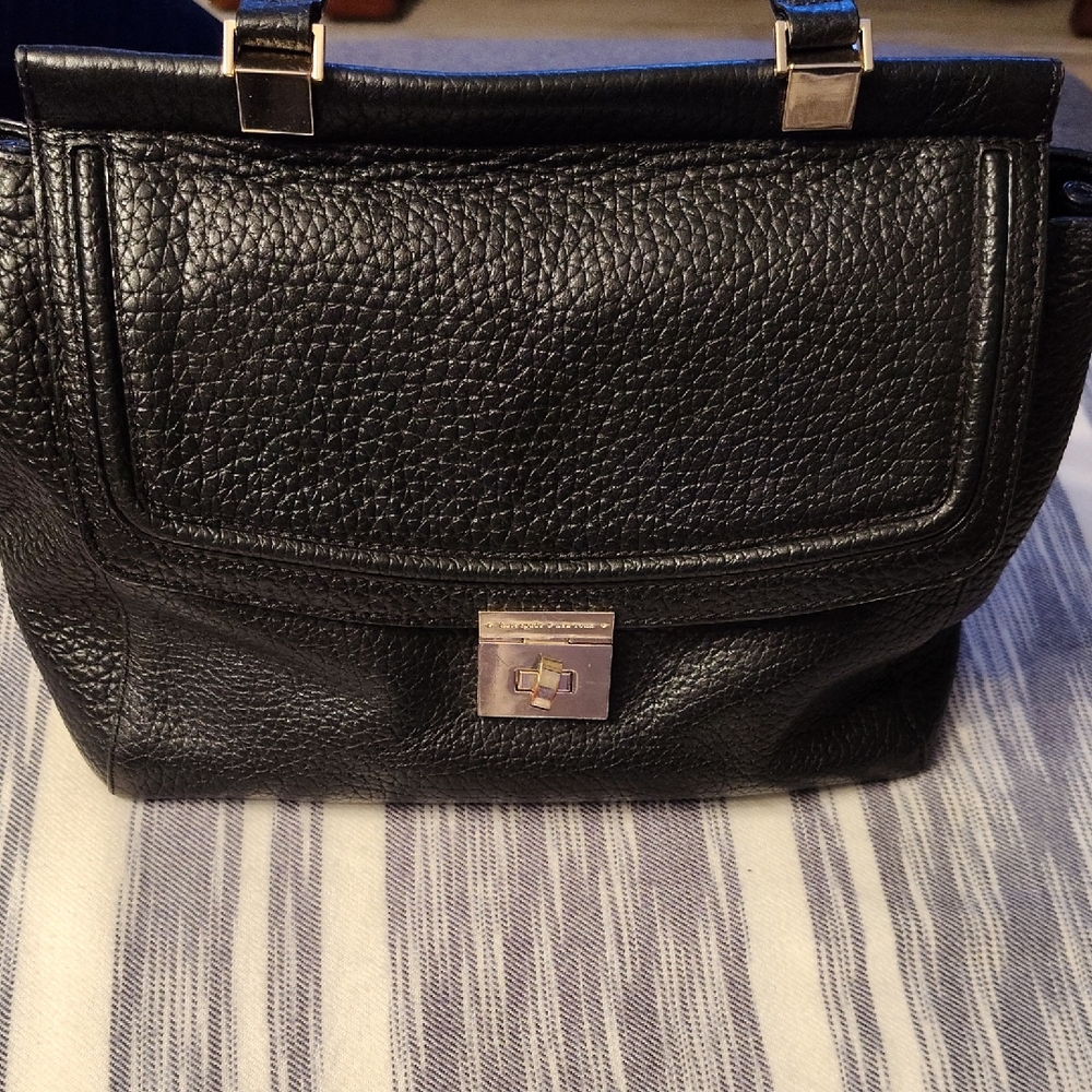 Kate Spade Black Leather Satchel
